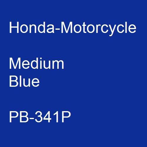 Honda-Motorcycle, Medium Blue, PB-341P.